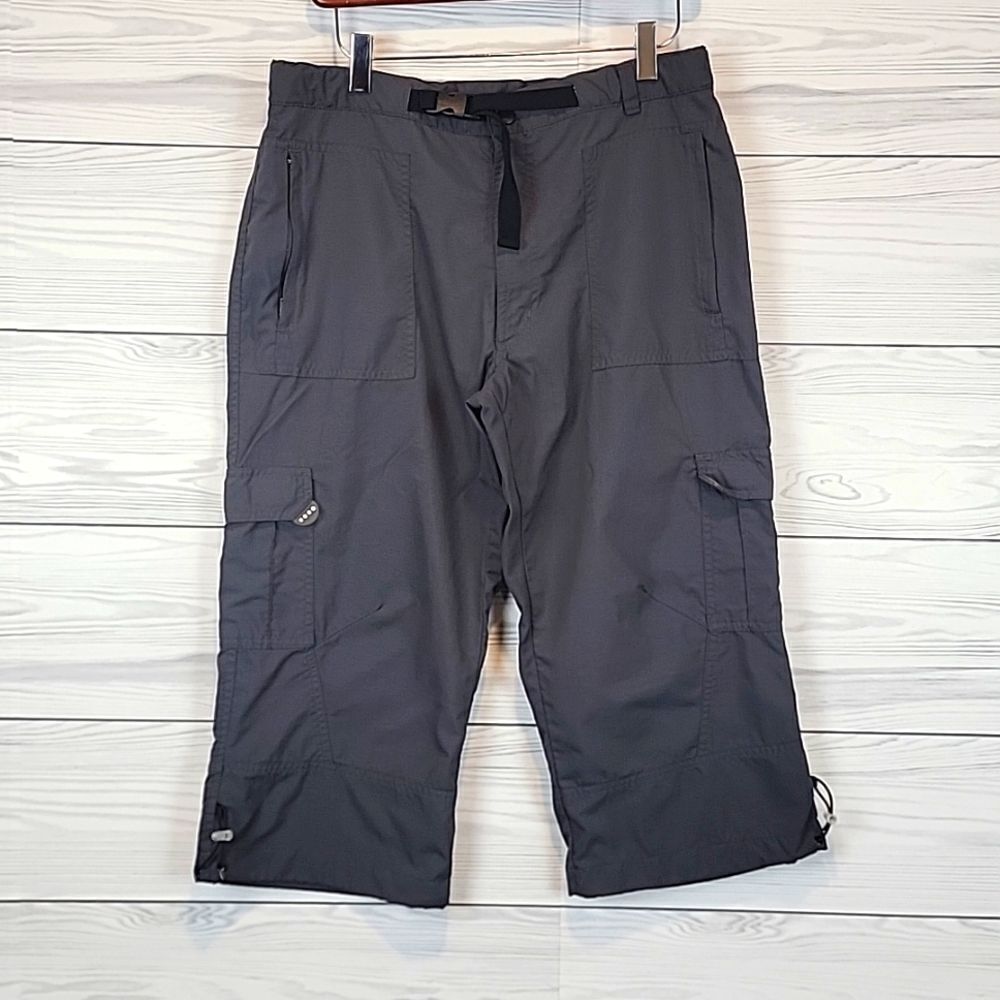 Alpine Design capri hiking cargo pants - grey Women's Size L